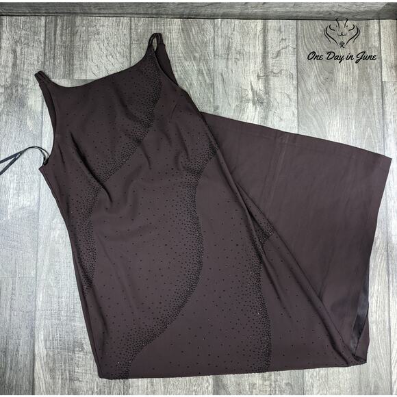 CDC Long Lightly Beaded Dress Size 10 - Picture 1 of 2